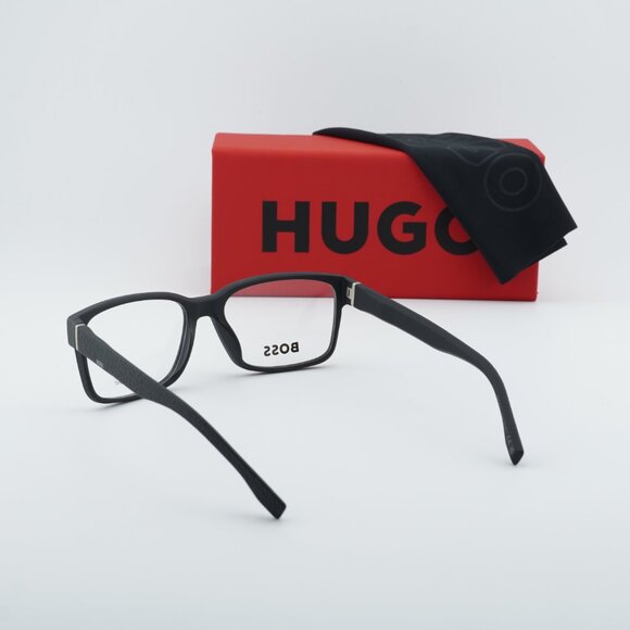 Hugo BOSS 0831/IT 0DL5 00 Eyeglasses Matte Black Rectangle 55mm Frame - Picture 9 of 9